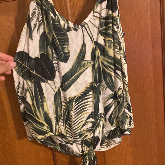 H&M Palm Leaf Tank Top - Picture 2 of 4
